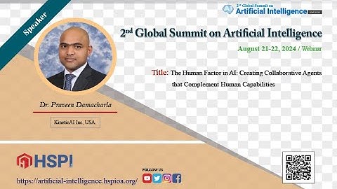 AI Webinar | The Human Factor in AI | By Dr. D. Praveen | HSPI