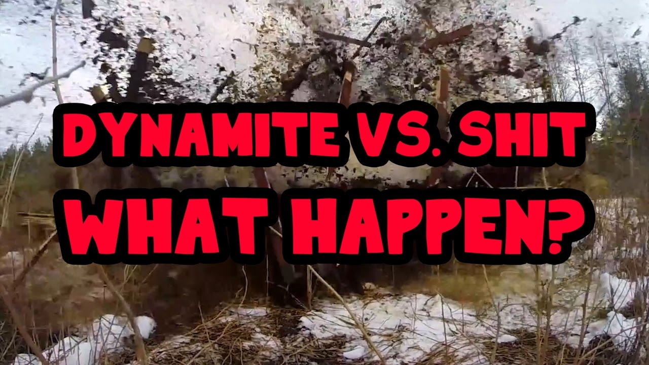 Porta Potty Explosion with DYNAMITE!! YouTube