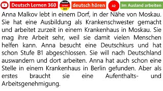 deutsch lernen  A2 2 || Horen Lesen und Verstehen || Deutsch lernen mit Dialogen A1