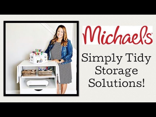 Small Space Organization  The Ultimate Craft Room w: Michaels Stores  Featuring Simply Tidy 