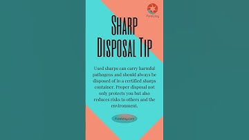 Sharps Disposal Fact Of The Week:
