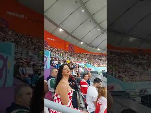 What a look from Croatian BOMB Ivana Knoll | Croatia vs Brazil | Qatar FIFA World Cup 2022