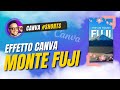 Effetto FUJI | Canva Tutorial Italiano #shorts