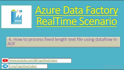 How to process fixed length text file using ADF  DataFlow| Azure Data Factory | Real Time Scenario