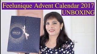 Feelunique Beauty Advent Calendar Holiday 2017 Unboxing, Review, Contents screenshot 2