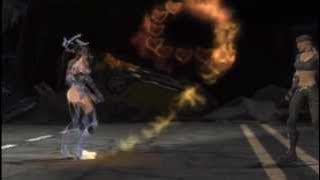 MK vs DCU Sonya Kiss Fatality on Girls