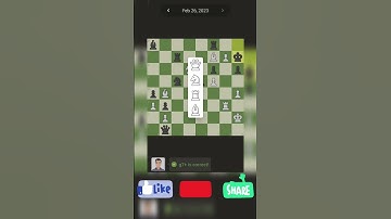 February 26,2023 chess daily puzzle solve #chesscom #dailypuzzle #chess #chesspuzzle