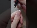 マグネットジェルでダブルラインフレンチ🌟 #セルフネイル