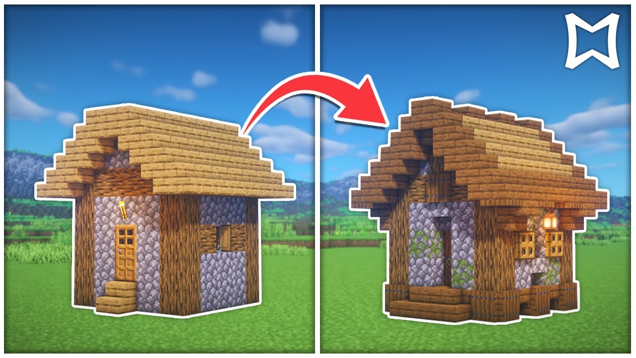 How To Transform a Small Villager Farm House In Minecraft #2 | Survival