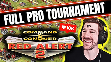 🔴5 Pros + 1 Map + $100 Cash! - Red Alert 2: Pro 1v1 Tournament (Command & Conquer: Yuri