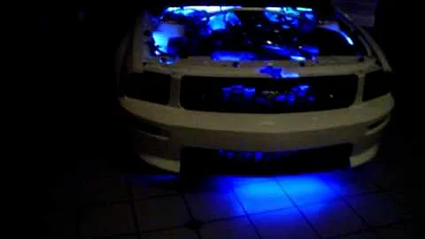 Ford Mustang GT with Wheelglow and Underbody Lighting
