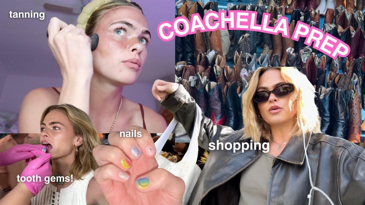 Everything I did to prepare for COACHELLA vlog