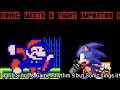 Sonic Meets &amp; Fight Impostor 1 | Mario sings &amp; Game Rhythm 9 but Sonic sings it! MMV2 cover.