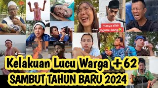 KUMPULAN VIDEO KOCAK WARGA  62 MENYAMBUT TAHUN BARU 2024 - Hiburan Lucu Ngakak 🤣