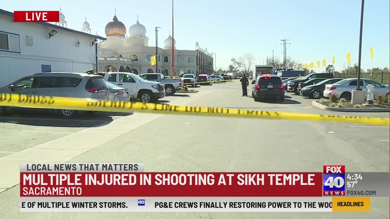 2 injured in shooting at Sikh temple in Sacramento County - YouTube