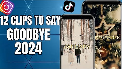 2024 In 12 Clips TikTok Trend | 2024 in 12 Clips Template For Instagram Reel