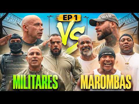 MAROMBEIROS vs MILITARES EP1 – Quem GANHA no CABO DE GUERRA? | Desafio de Verão | Leo Stronda