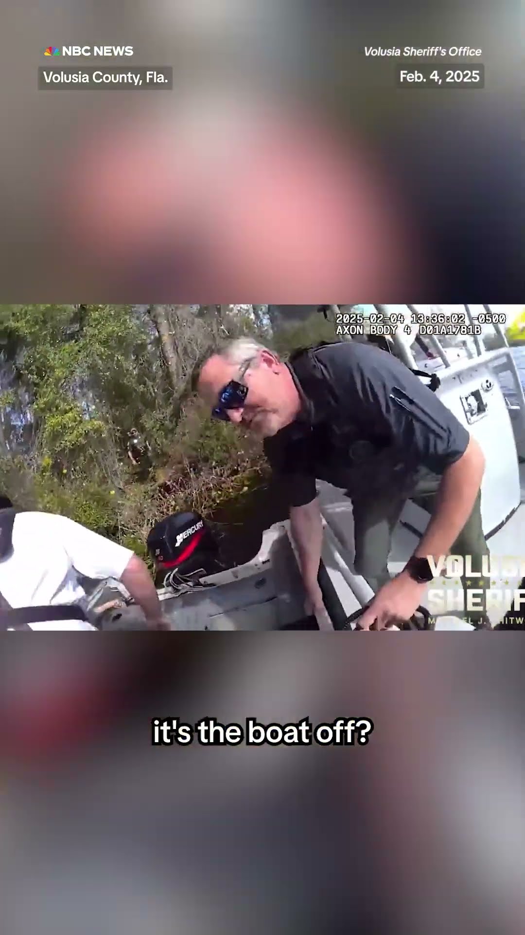 Florida first responders rescue an unresponsive man in boat
