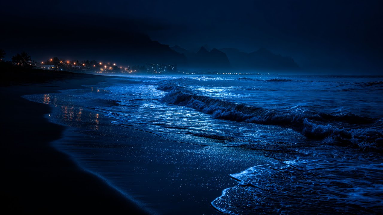 Fall Asleep In Under 3 Minutes - 10 Hours of Slow Ocean Waves to Quiet the Mind and Melt Away Stress