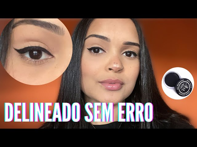 DIY: COMO FAZER MAQUIAGEM CASEIRA - COMO FAZER DELINEADOR EM GEL CASEIRO 