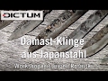 Damast-Klinge aus Japanstahl (1) - Klingenschmieden - mit Jürgen Rosinski - DICTUM Kursimpressionen