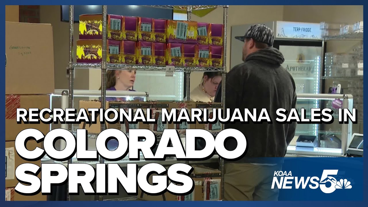 Recreational marijuana sales now available in Colorado Springs