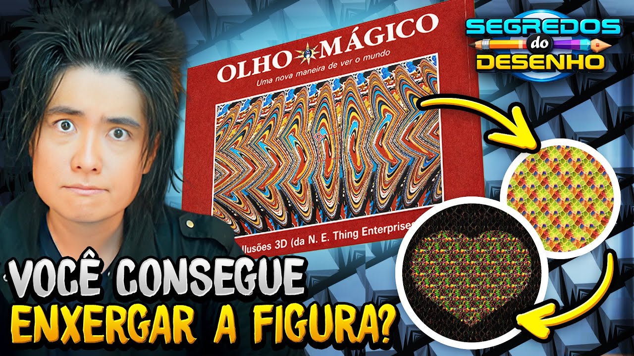 Lembra do LIVRO 3D? Tinha mesmo imagem aí? | Segredos do Desenho