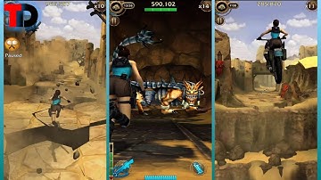 Lara Croft : Relic Run | Level 80 Gameplay | Desert Ruins End