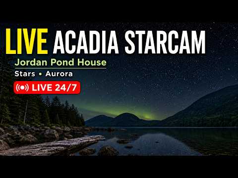 Jordan Pond Acadia National Park Starcam live cam preview