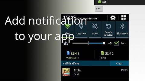 Code for implementing Notifications in Sketchware|Part #1|
