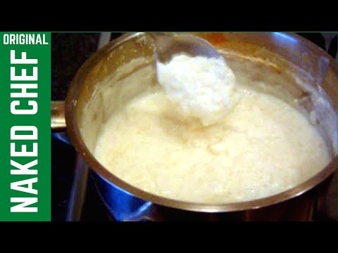Rice Pudding Quick recipe in pan how to make a coo...