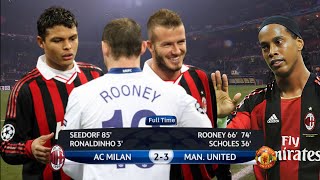 Beckham and Ronaldinho will never forget Rooney's performance on this day