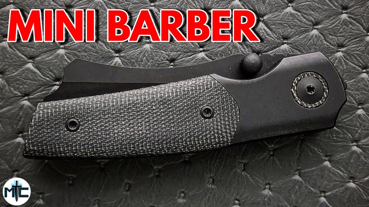 Berg Blades Mini Barber Folding Knife Overview and Review YouTube