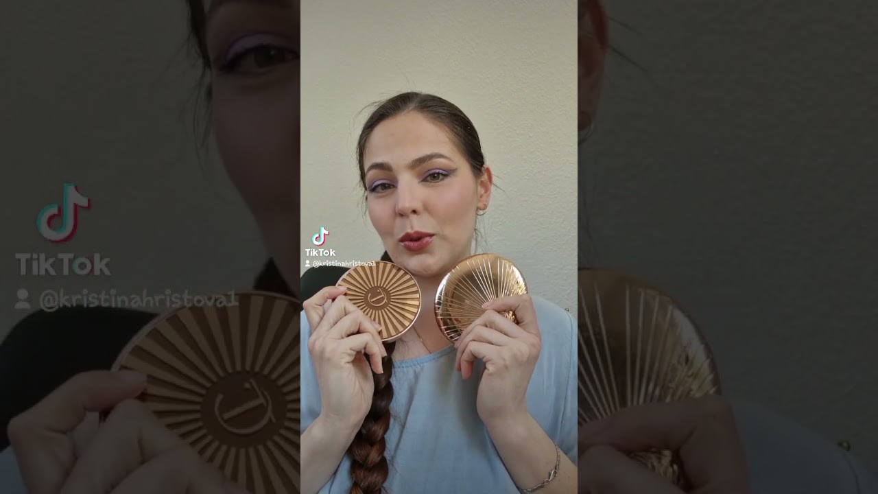 Charlotte Tilbury BEAUTIFUL SKIN SUN-KISSED GLOW BRONZER and AIRBRUSH BRONZER both in Fair