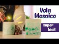 Vela Mosaico - Aprenda a fazer e fature muito com ela! fica super profissional o resultado final.