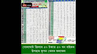 Golaghat Lottery Result / Lottery Result 19 May 2024 #golaghat #lottery #lottoresulttoday Golaghat Lottery Result / Lottery Result 19 May 2024 #golaghat #lottery #lottoresulttoday