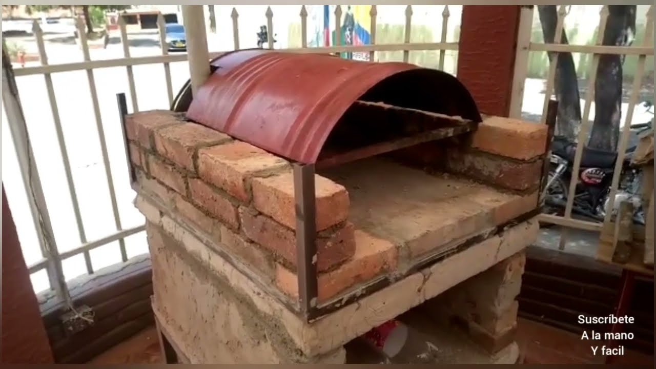 CÓMO HACER UN HORNO DE LADRILLO FACIL PASO A PASO - YouTube