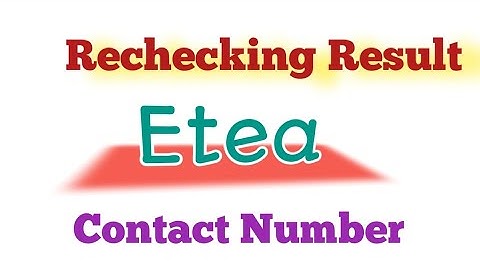 Etea Pst, School Leader, CT Rechecking result for all division || Etea rechecking 2022