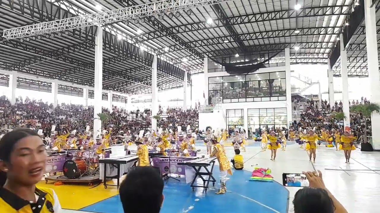 Hataw performance of San Vicente National High School Drum&Lyre Corp during Baragatan Festival 2025