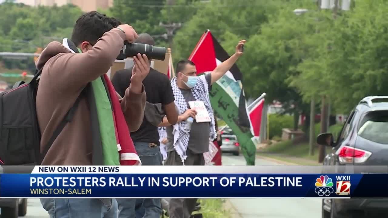 Winston-Salem Palestinian Support Demonstration