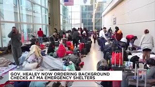 Gov. Healey ordering background checks for emergency shelter applicants