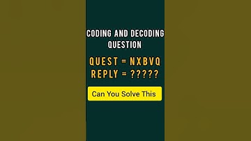 Coding and Decoding Question #shorts #reasoning #education