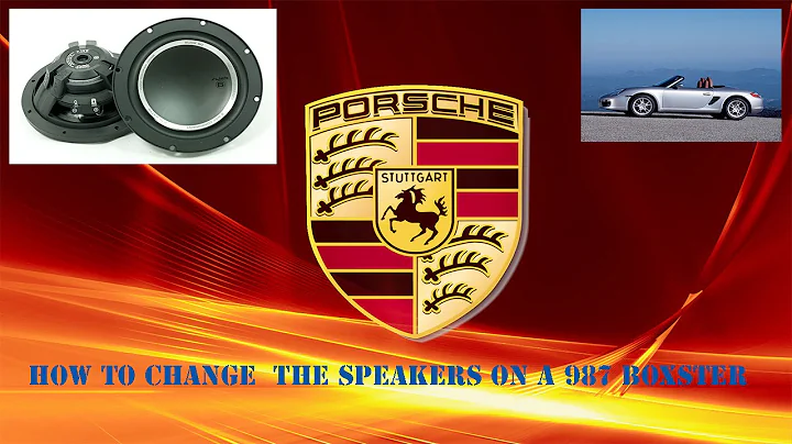 Porsche 987 Boxster Speaker Upgrade