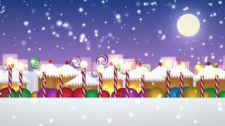Gingerbread candy village 4k Visual Loop | Python + Taichi CUDA | 60 FPS