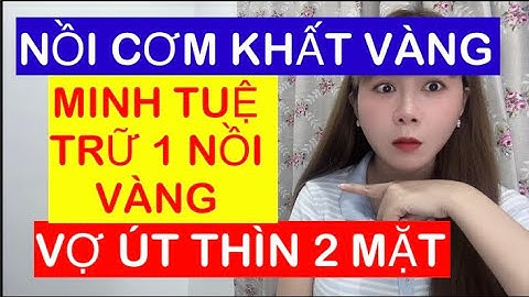 CHẤN ĐỘNG : LÕI NỒI CƠM ĐIỆN CỦA THÍCH MINH TUỆ DÙNG ĐỂ KHẤT VÀNG KHÔNG PHẢI KHẤT THỰC #lethimien