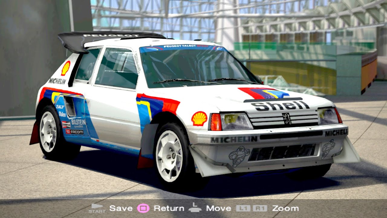 Gran Turismo 4 Peugeot 205 Turbo 16 Evo 2 Rally Car 594HP Le Mans Race