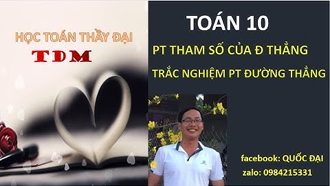 Bài tập trắc nghiệm phương trình đường thẳng oxy