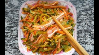 凉拌猪耳这样做，清脆爽口，下酒又下饭的小凉菜
