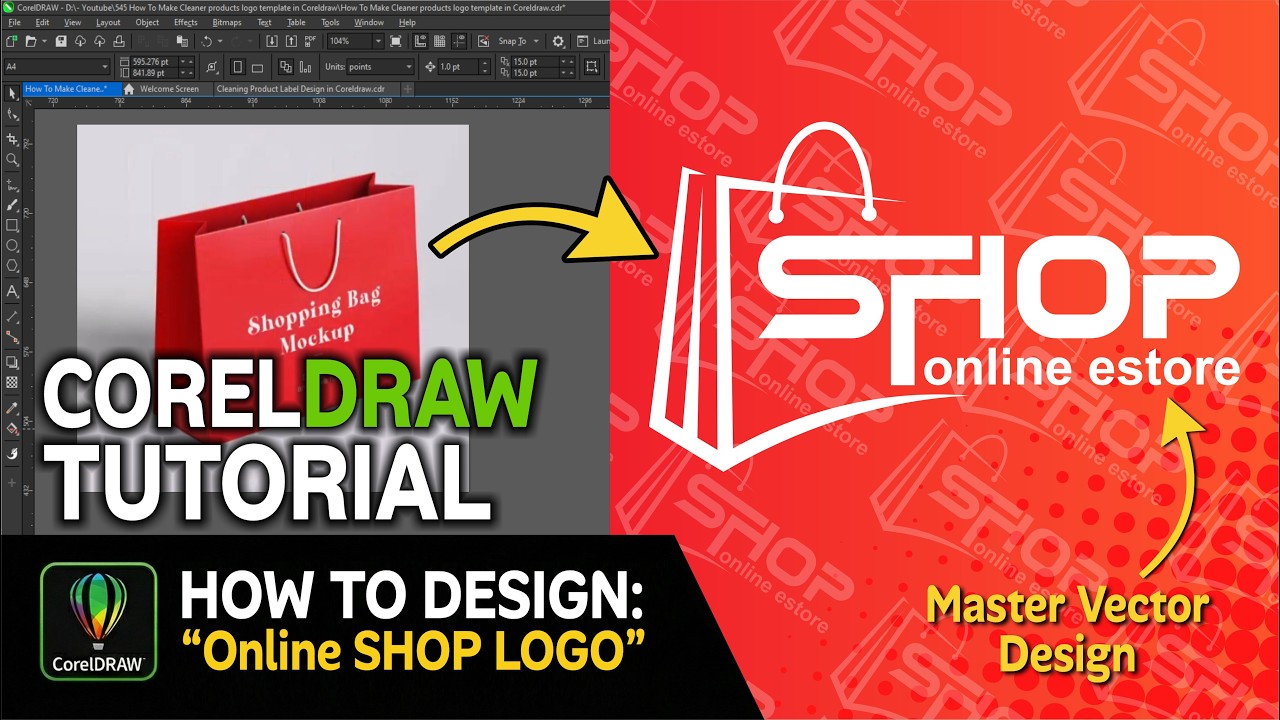 Лайфхак для создания логотипа в CorelDRAW: от простых фигур до потрясающих результатов.