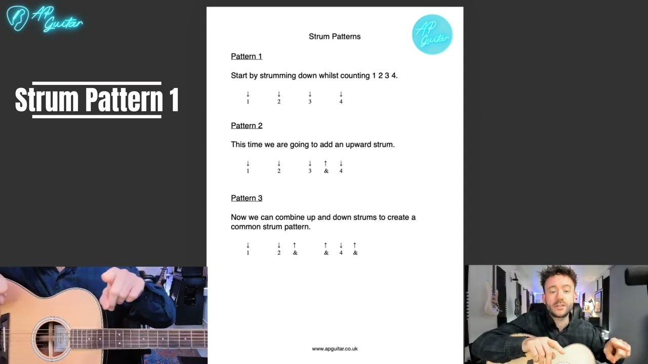 Strumming Patterns Made Easy - Beginner Guitar Lesson